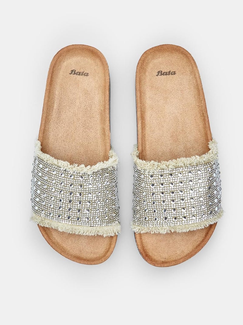 Slipper comfortables BATA Beige - Kiabi