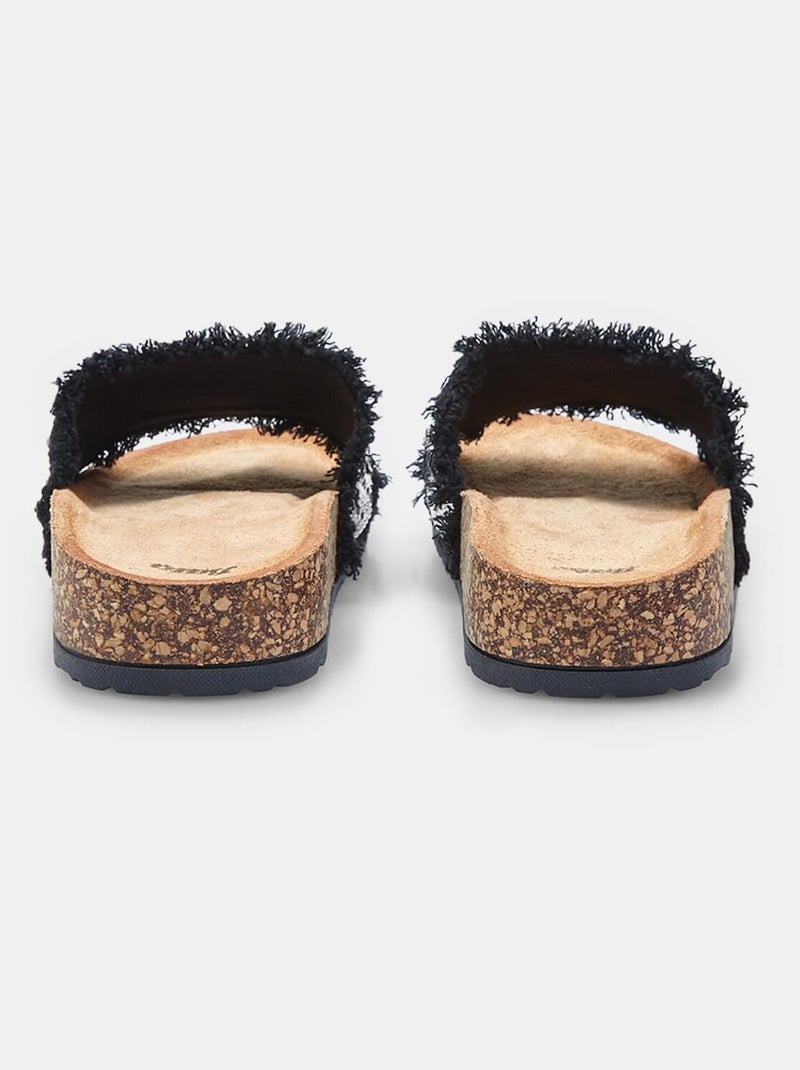 Slipper comfortables BATA Noir - Kiabi