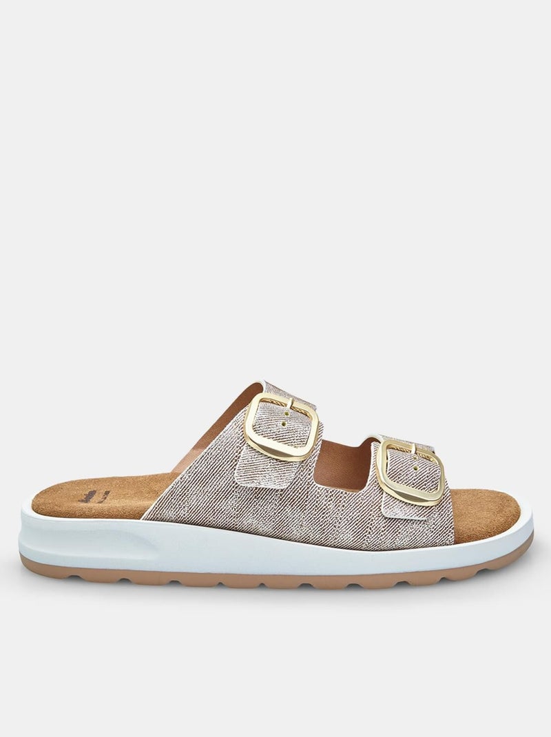 Slippers comfortables BATA Beige - Kiabi