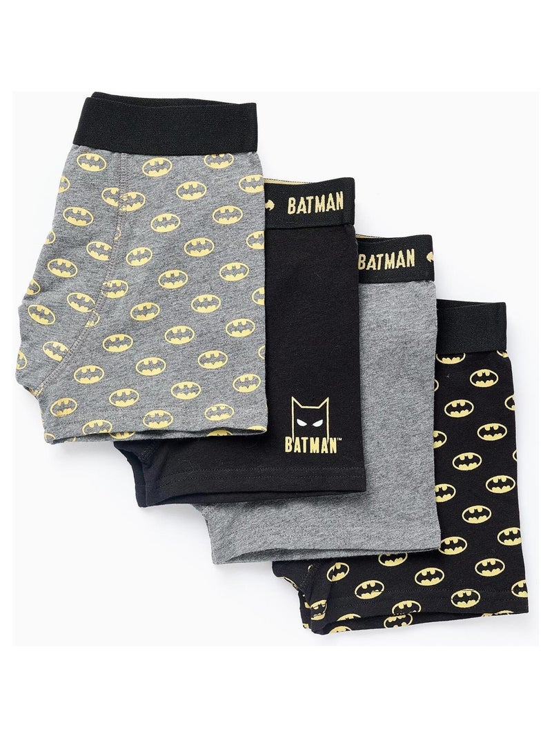 Slips avec élastique, thème Batman WARNER BATMAN Gris Noir - Kiabi