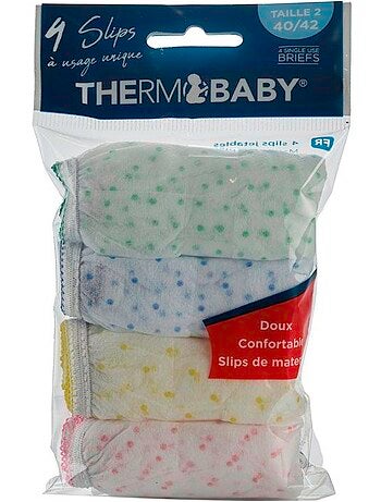 Slips de maternité jetables - thermobaby - lot de 4 - taille 3