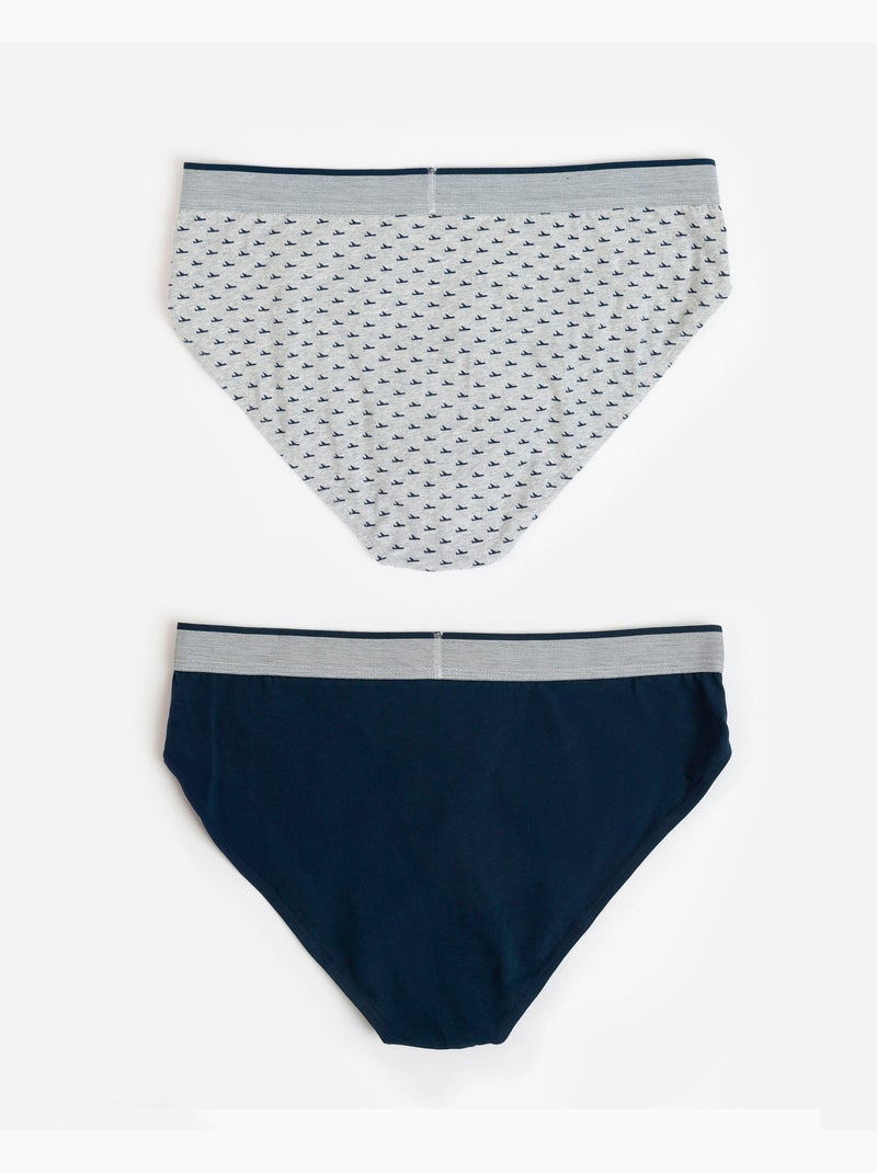 Slips de voyage pour homme ANTONIO MIRO (boîte de 2 unités) Multicolore - Kiabi