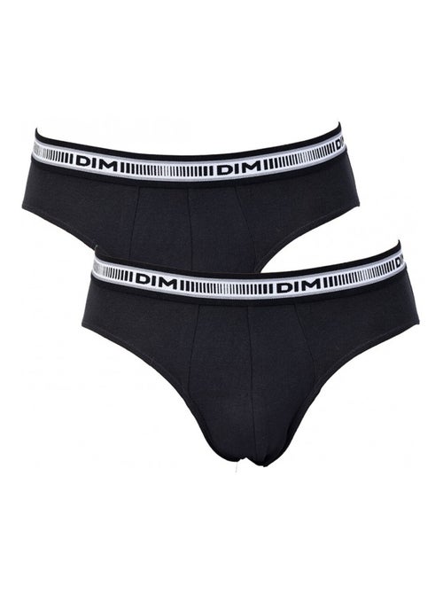 Slips DIM Homme en coton stretch ultra Confort - Pack de 2 - Kiabi