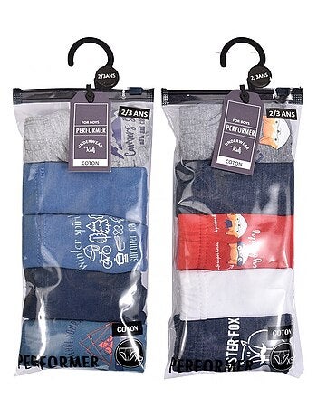 Slips Enfant TWINDAY en coton - Pack de 10