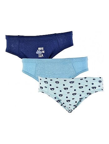 Slips Enfant TWINDAY en coton - Pack de 3