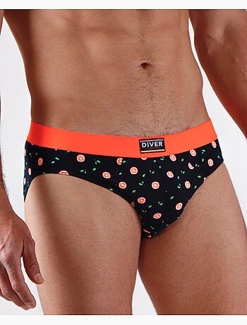 Slips Fruits pour homme DIVER (boîte de 2 unités)