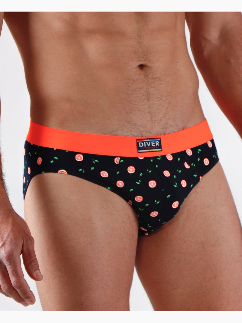 Slips Fruits pour homme DIVER (boîte de 2 unités) Multicolore - Kiabi