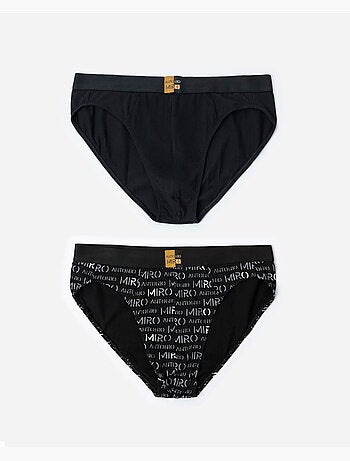 Slips lettres pour homme ANTONIO MIRO (boîte de 2 unités)