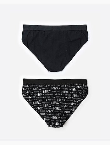 Slips lettres pour homme ANTONIO MIRO (boîte de 2 unités)
