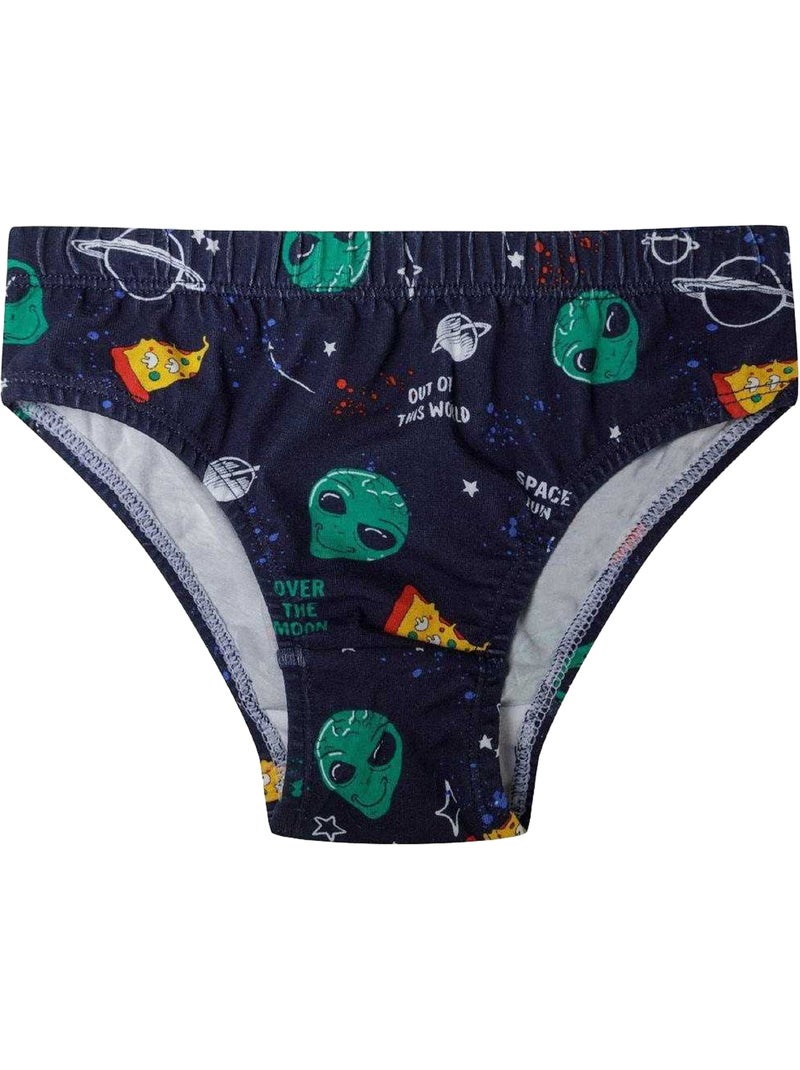 Slips motif/style imprimé - minoti Bleu - Kiabi