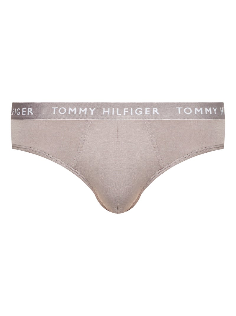 Slips motif/style logo - tommy hilfiger Noir Blanc Gris - Kiabi