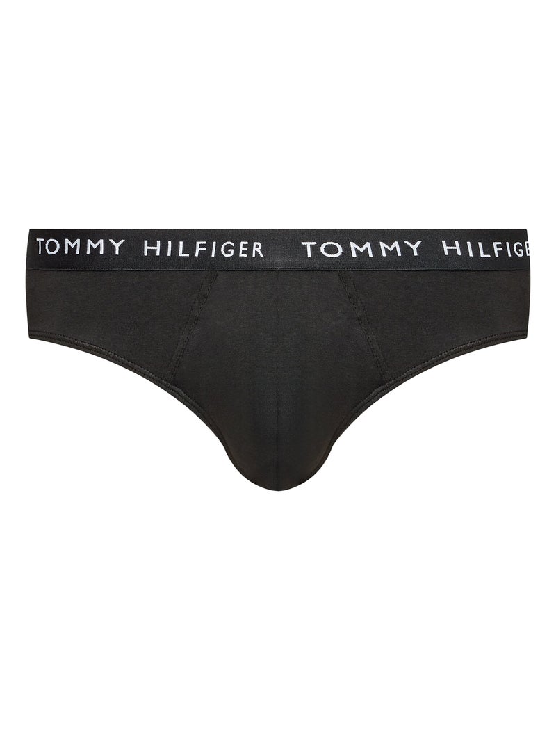 Slips motif/style logo - tommy hilfiger Noir Blanc Gris - Kiabi