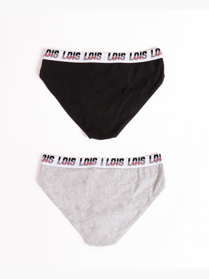 Slips Speed pour homme LOIS (boîte de 2) Multicolore - Kiabi
