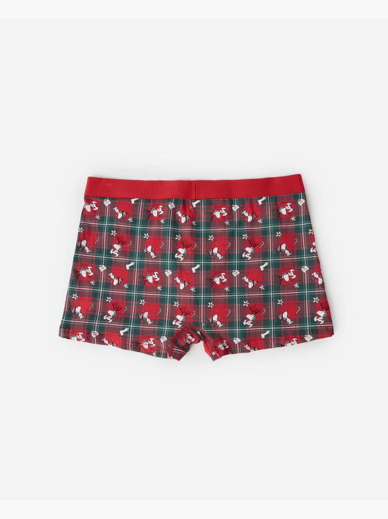 Slips/Boxers pour hommes PEANUTS Reindeer Crossing Rouge - Kiabi