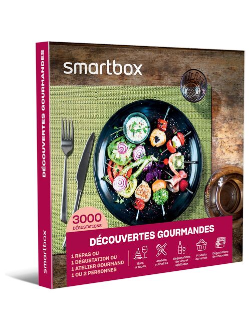 SMARTBOX - Coffret Cadeau Découvertes gourmandes -  Gastronomie - Kiabi