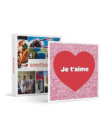 SMARTBOX - Coffret Cadeau Je t'aime -  Multi-thèmes