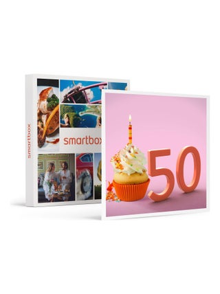 SMARTBOX - Coffret Cadeau Joyeux anniversaire ! Pour femme 50 ans -  Multi-thèmes