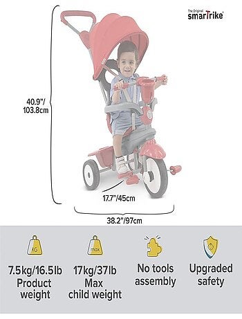 'Smartrike' Breeze plus -rouge