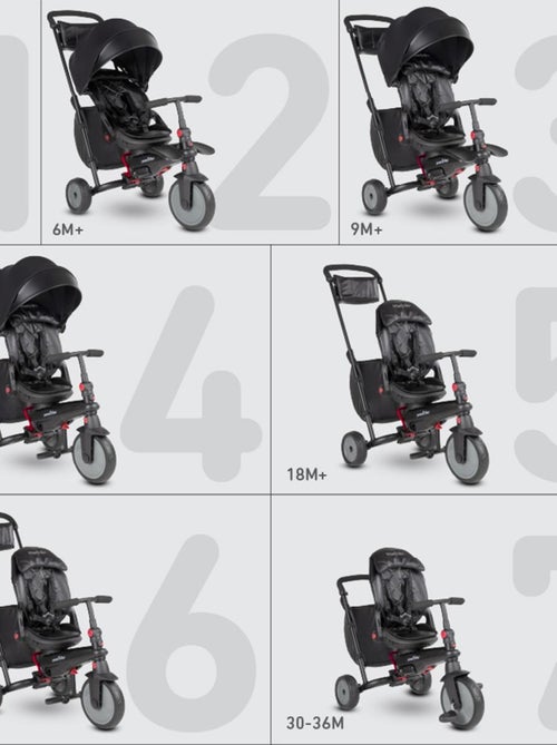 'Smartrike' Tricycle pliable STR7 Rouge - Kiabi