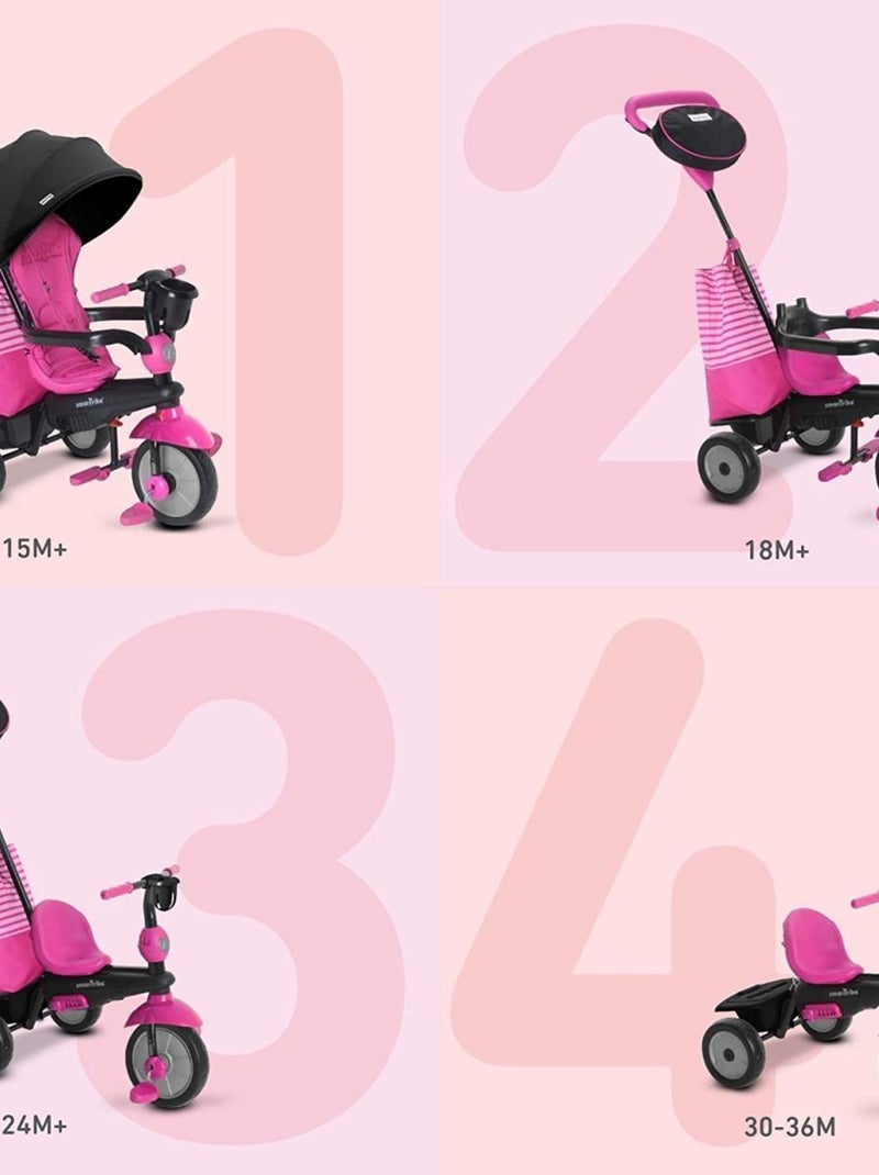 SmarTrike Tricycle Swing DLX 4 en 1 Rose - Kiabi
