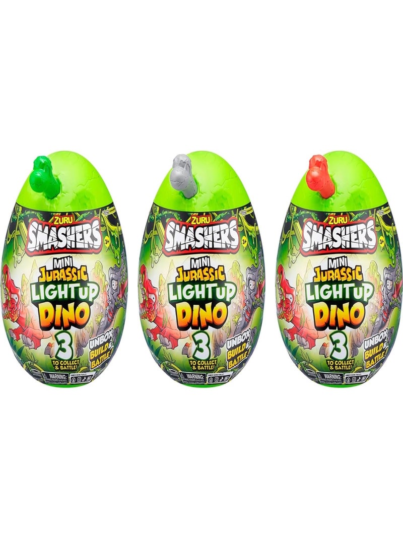 Smashers Jurassic Light Up - Figurine œuf de dinosaure Min Multicolore - Kiabi