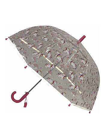 SMATI | Parapluie cloche enfant transparent Licorne