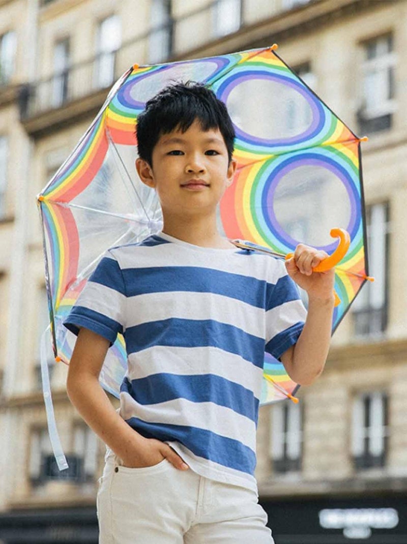 SMATI | Parapluie enfant transparent Arc en ciel Multicolore - Kiabi