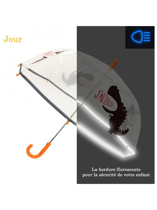 SMATI | Parapluie enfant transparent Dinosaure - Kiabi