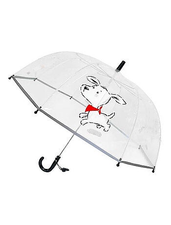 SMATI | Parapluie enfant transparent Petit chien Scotty
