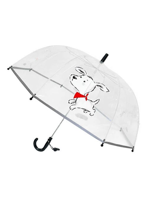 SMATI | Parapluie enfant transparent Petit chien Scotty - Kiabi