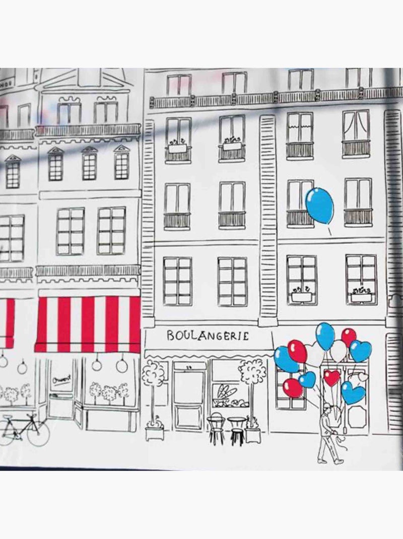 Smati | parapluie transparent long et automatique paris Bleu - Kiabi