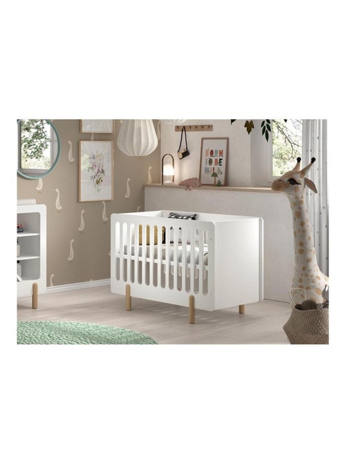 Smile Lit Bebe 60x120 Cm Blanc - Kiabi