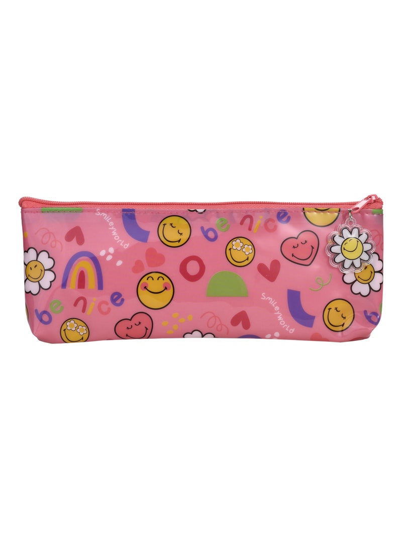 Smiley - Trousse à Brosses à dents Rose - Kiabi