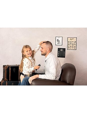 Smoby barber & cut - ceinture de barbier coiffeur, réglable - dès 3 ans