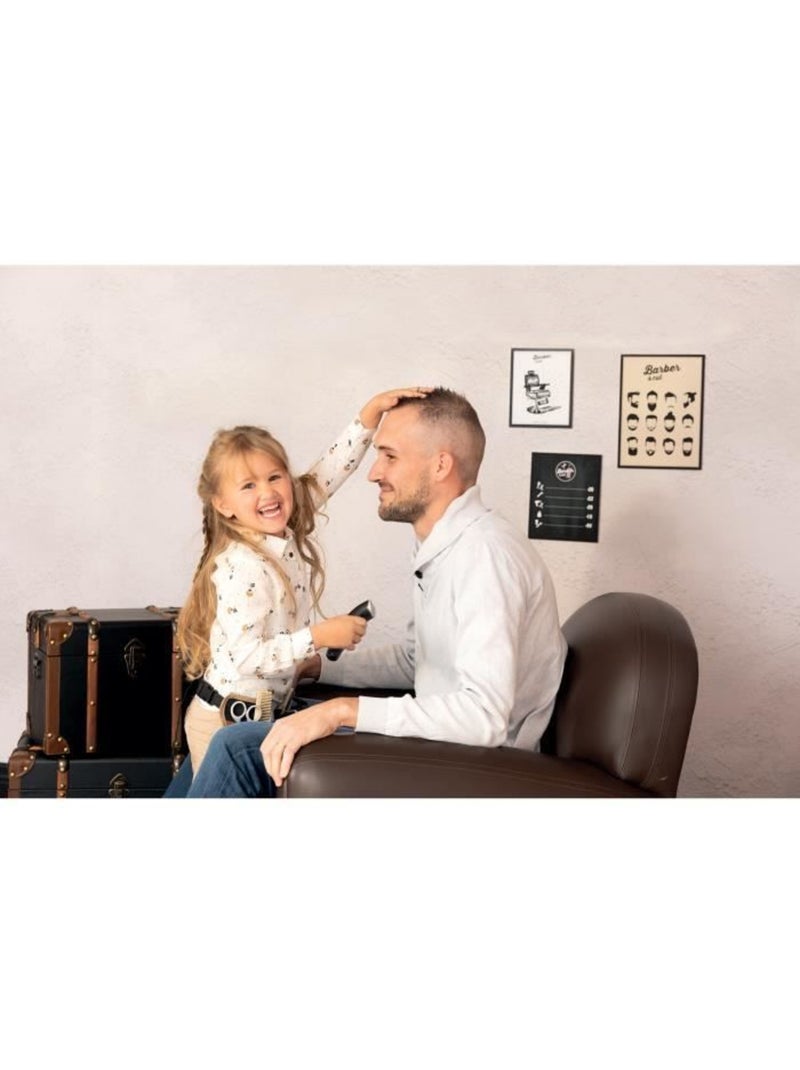 Smoby barber & cut - ceinture de barbier coiffeur, réglable - dès 3 ans Noir - Kiabi