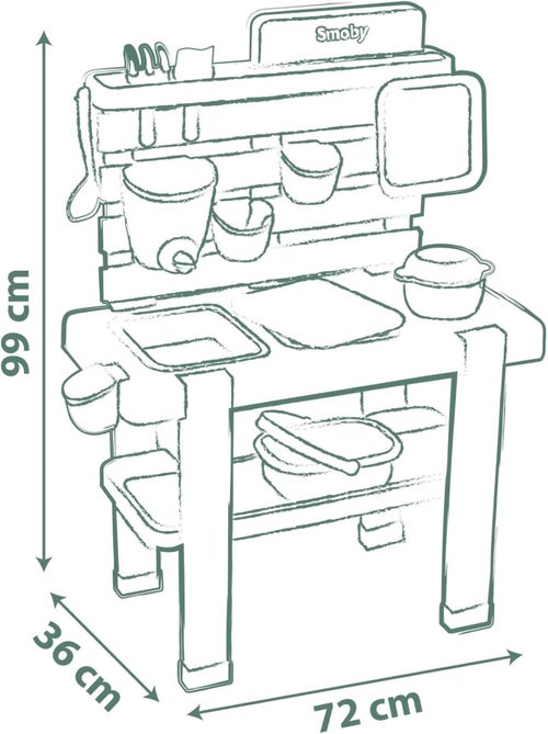 Smoby Life Mud Kitchen - Smoby - Kiabi