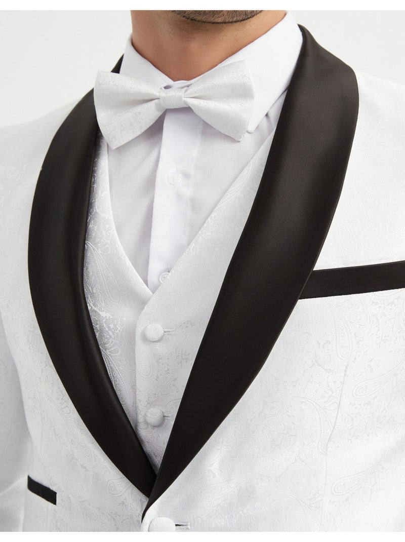 Nœud Papillon Réglable Ensemble Nœud Papillon Homme - Noir Satin, Ceinture Réglable, Pochette Ensemble Smoking Noir Satin