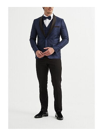 Smoking 3 pièces avec nœud papillon inclus Kebello