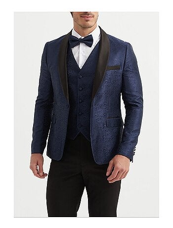 Smoking 3 pièces avec nœud papillon inclus Kebello