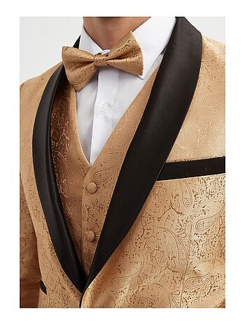 Smoking 3 pièces avec nœud papillon inclus Kebello