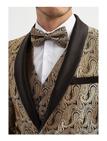 Smoking 3 pièces avec nœud papillon inclus Kebello