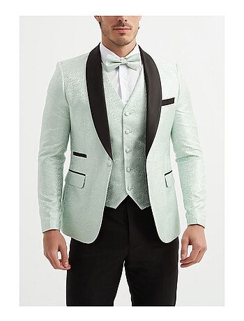 Smoking 3 pièces avec nœud papillon inclus Kebello