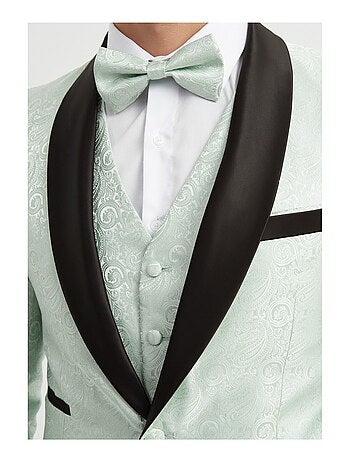 Smoking 3 pièces avec nœud papillon inclus Kebello