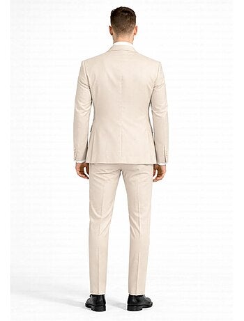 Smoking à col châle en satin Kebello