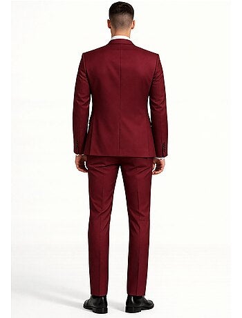 Smoking à col châle en satin Kebello