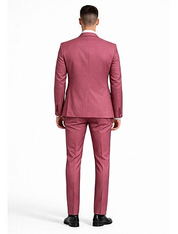 Smoking à col châle en satin Kebello