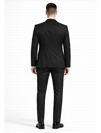 Smoking à col châle en satin Kebello