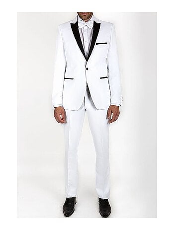 Smoking à revers en satin Kebello