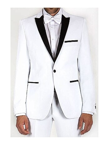 Smoking à revers en satin Kebello