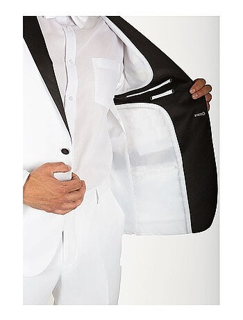 Smoking à revers en satin Kebello